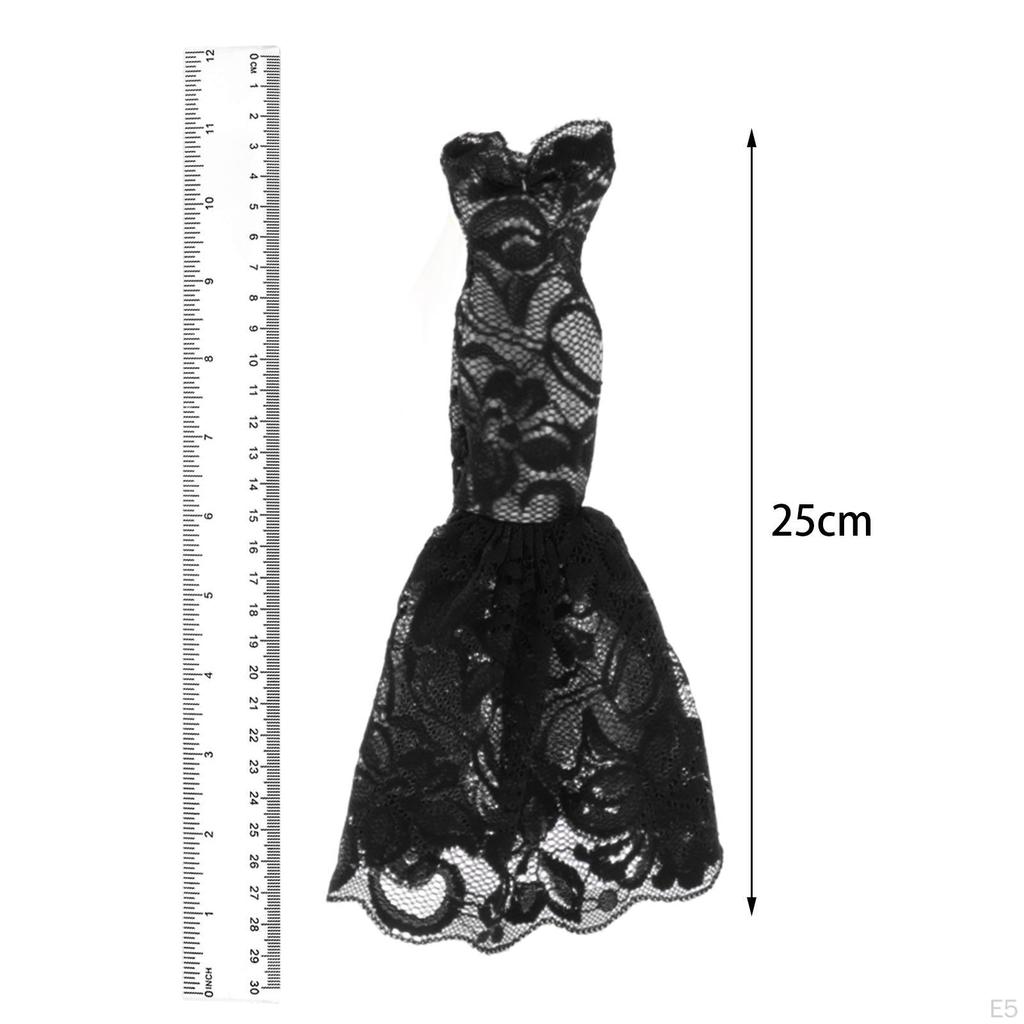 Mermaid Doll Ensemble with Tailored Dress for Home Display