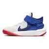 Nike Team Hustle D10 FlyEase PS Weiß Game Royal Kinder-Sneaker Summit-White Bright-Crimson Midnight-Navy DD7302-103