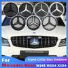 Car Front Grill Emblem Star Badge 3D Mirror OE Style Flat Surface For Mercedes Benz W245 W204 X204 B180 B200 B250 C280 C300 C350