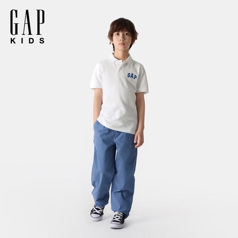 Gap Boys' Classic Logo Cotton Piqué Polo Shirt