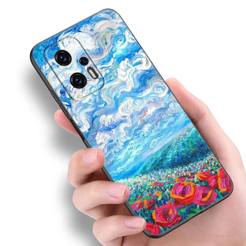 Claude Monet Oil Painting Phone Case For Xiaomi POCO F2 F3 M2 M3 M4 X3 X4 Pro NFC F4 GT 5G F1 X2 C3 C31 C40 M5S TPU Black Cover