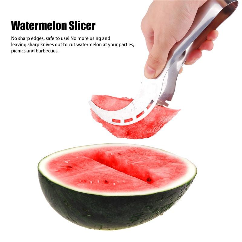 Stainless Steel Watermelon Slicer Fruit Melon Cutter Corer Scoop Melon Cutter