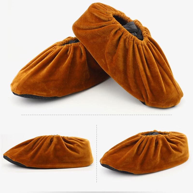 Jiyoushi Wiederverwendbare rutschfeste Flanell-Überschuhe