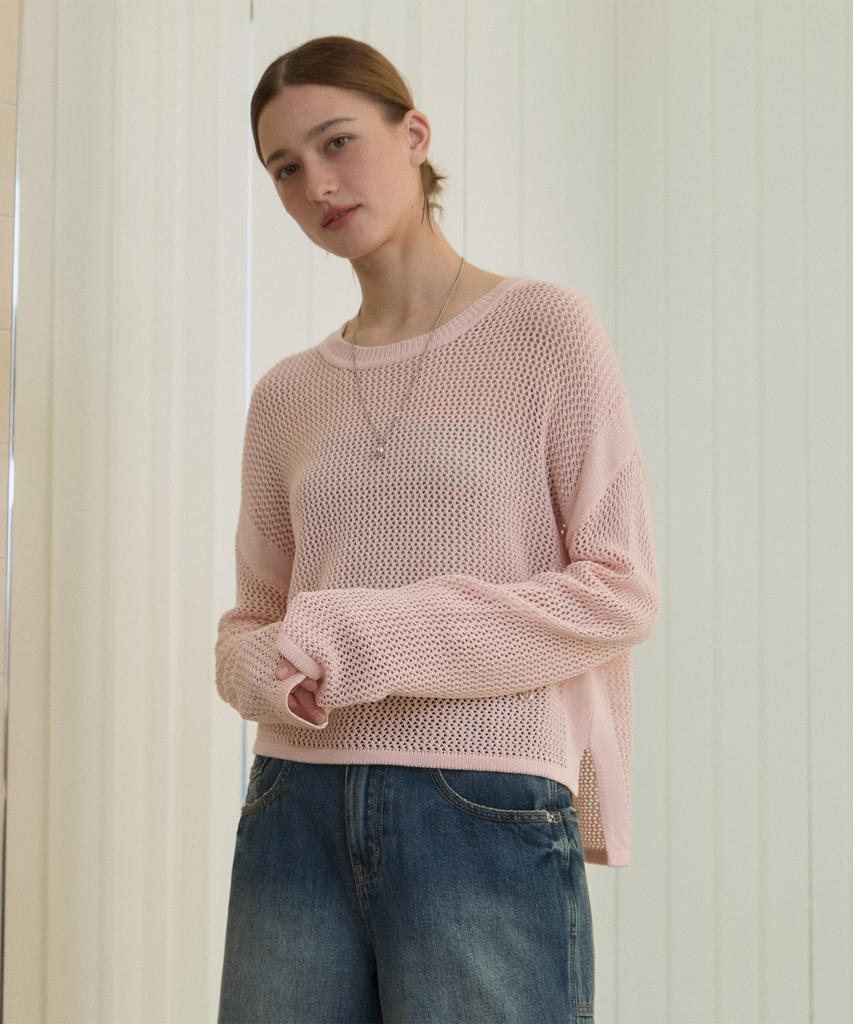 JUCYJUDY Net Knit Pullover Jzkt320B