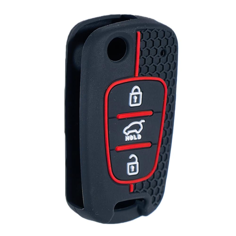 3 Buttons Silicone Smart Key Fob Case Flip Cover Fit For Kia Rio K2 K5 Sportage Sorento Fit For Hyundai I20 I30 I35 Ix20 Ix35 Solaris Verna