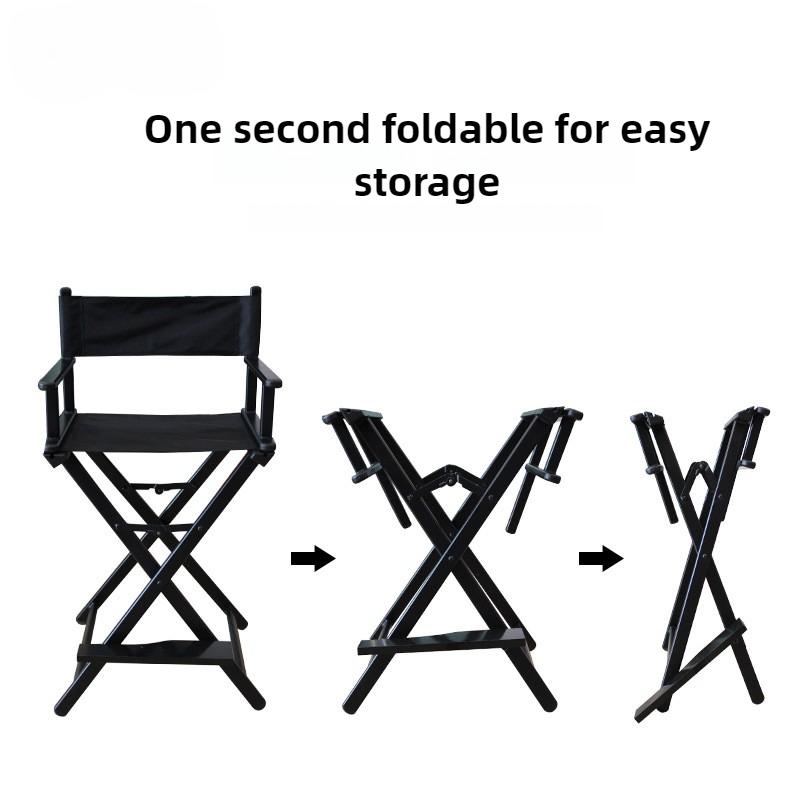 Modern Outdoor Beach Chairs Garden Table Side Folding Chair Movable Makeup Handrail Chair Multifunctional Portable Stool