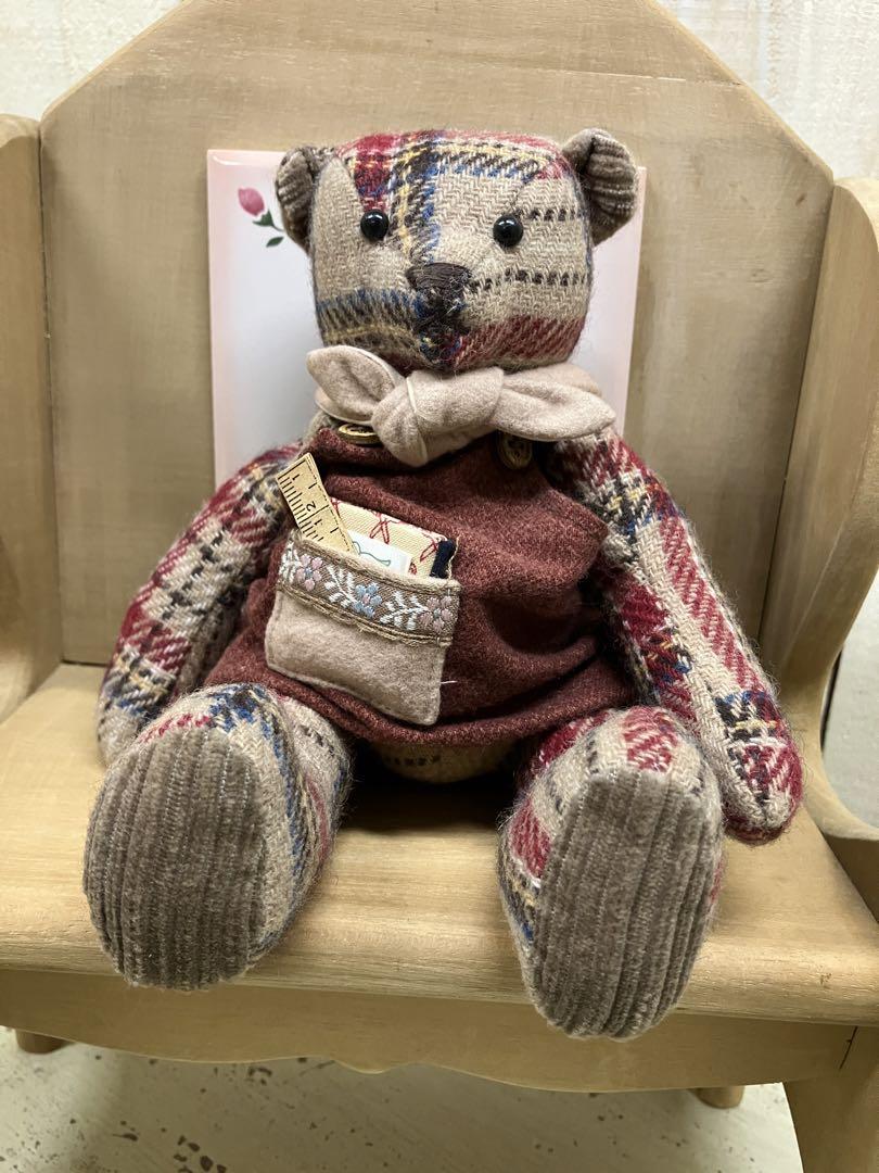 

[USED] Manny Teddy Bear, Handmade Bear, Plush Toy