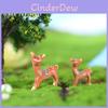 Delightful Resin Deer Figurine Perfect For Diy Snow Scene Christmas Decor