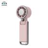5-Speed Adjustable Mini Foldable Cooling Fan for Indoor Outdoor Travel Portable USB Rechargeable Plastic Handheld Turbo Fan