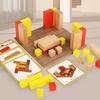 Wooden Geometric Logic Blocks: Interactive Parent-Child Brain Puzzle Toy
