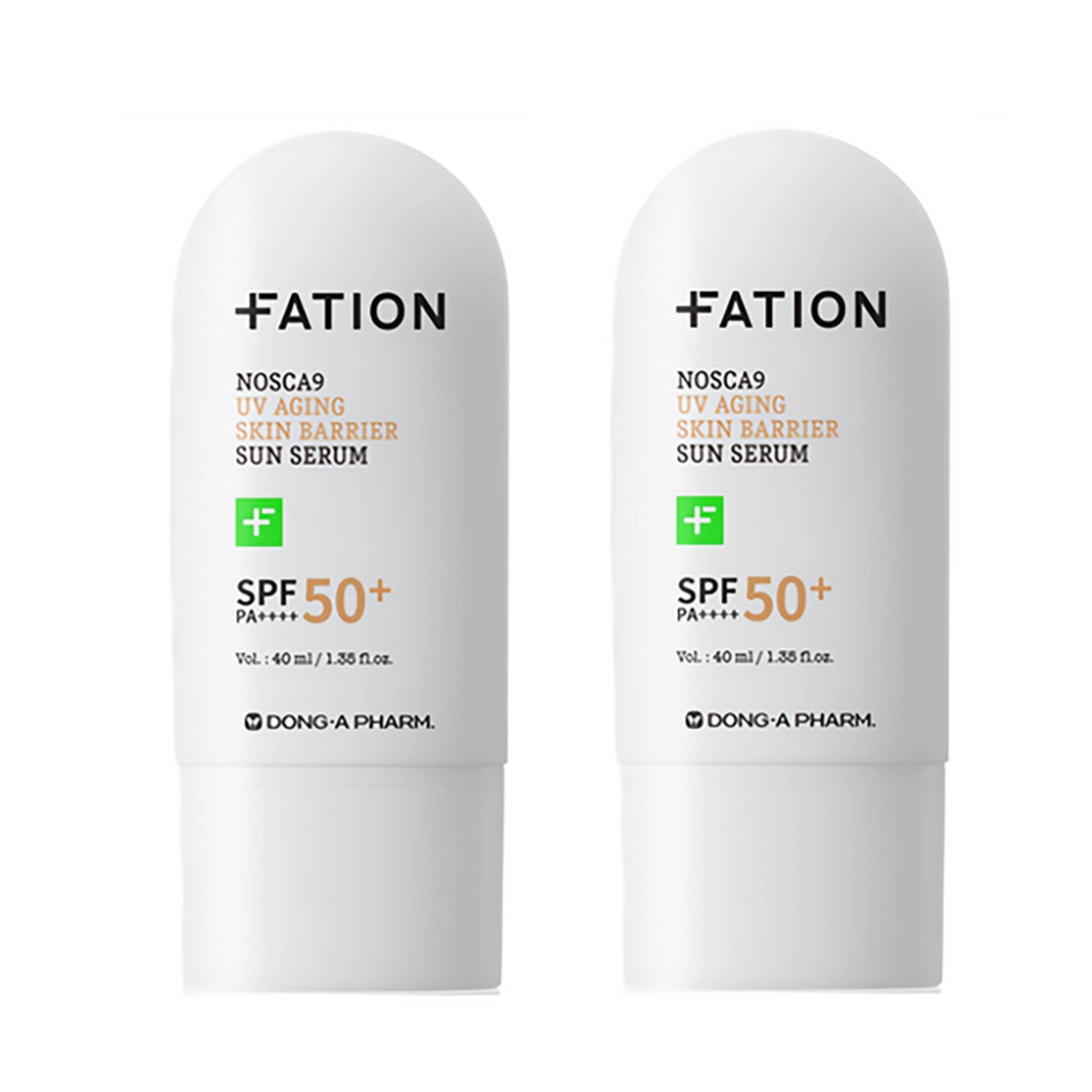 Fation Nosca9 UV Aging Barrier Sun Serum SPF50+ PA++++ 40ml x 2