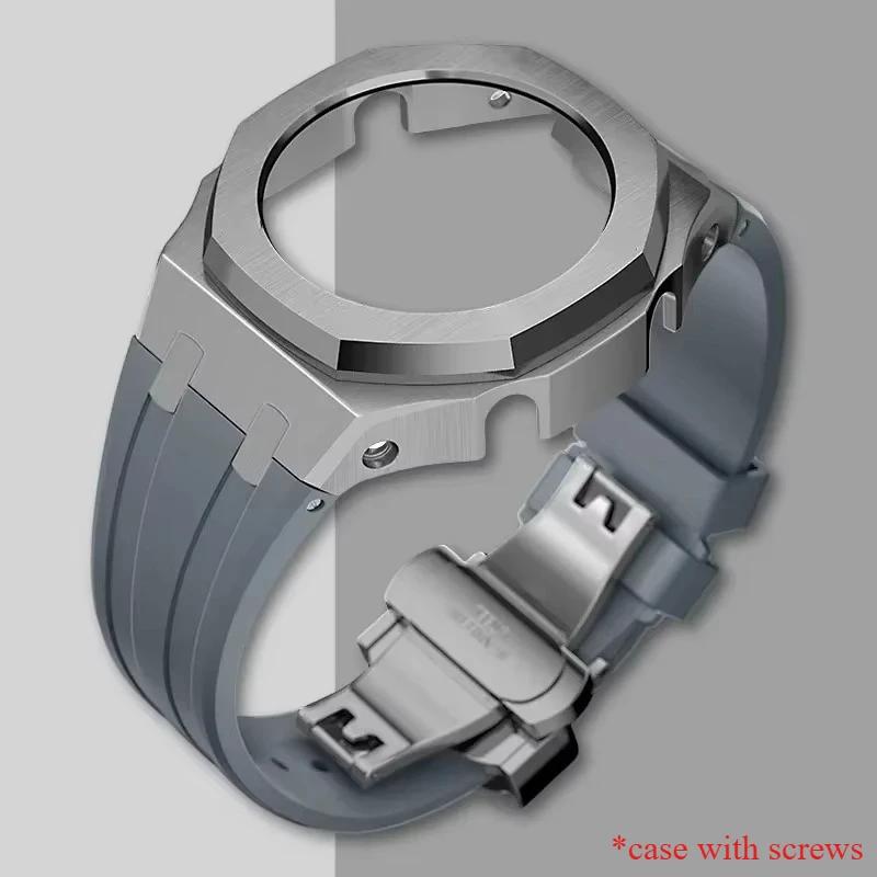 Gen4 Metal Case Bezel Frame GA2100 GAB2100 Casioak Mod Kit Modification Frame For GA2110 Metal Rubber Strap Accessory Wholesale