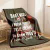 With True Crime Quote – "Don't Mess with Me I Watch True Crime" Design Soft Durable Flannel Blanket Sofa Blanket Pet Blanket All-S