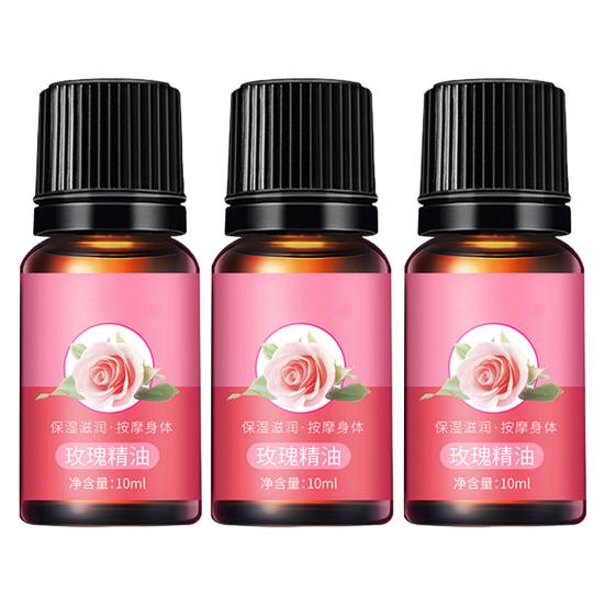 3 Boxes 10ML Compound Essential Oil Rose Ginger Extract Body Massage Quick Absorption Healthy Soothe Nourish Skin Oil Control Shrink Pore Beauty