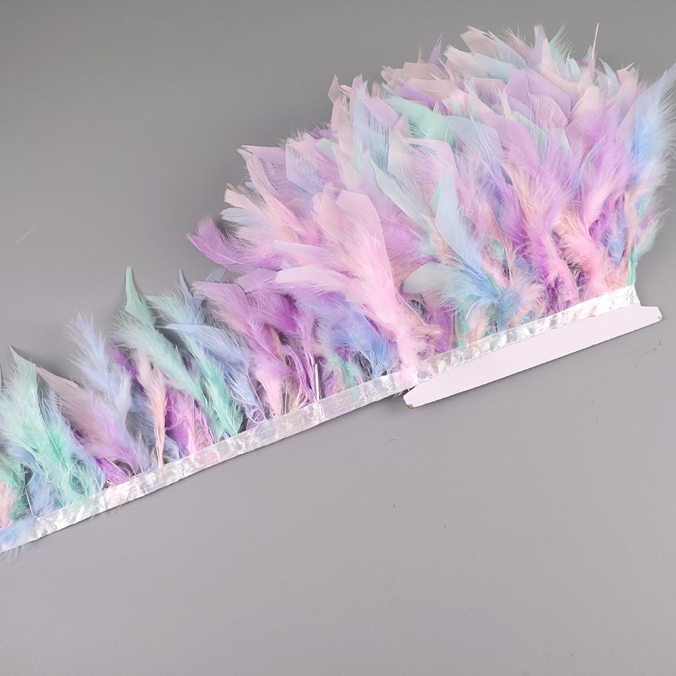 Feather10-15cm Marabou Feathers Trim DIY Wedding Turkey Feather Ribbon Crafts Sewing Clothing Party Plume Handmade Home Decor