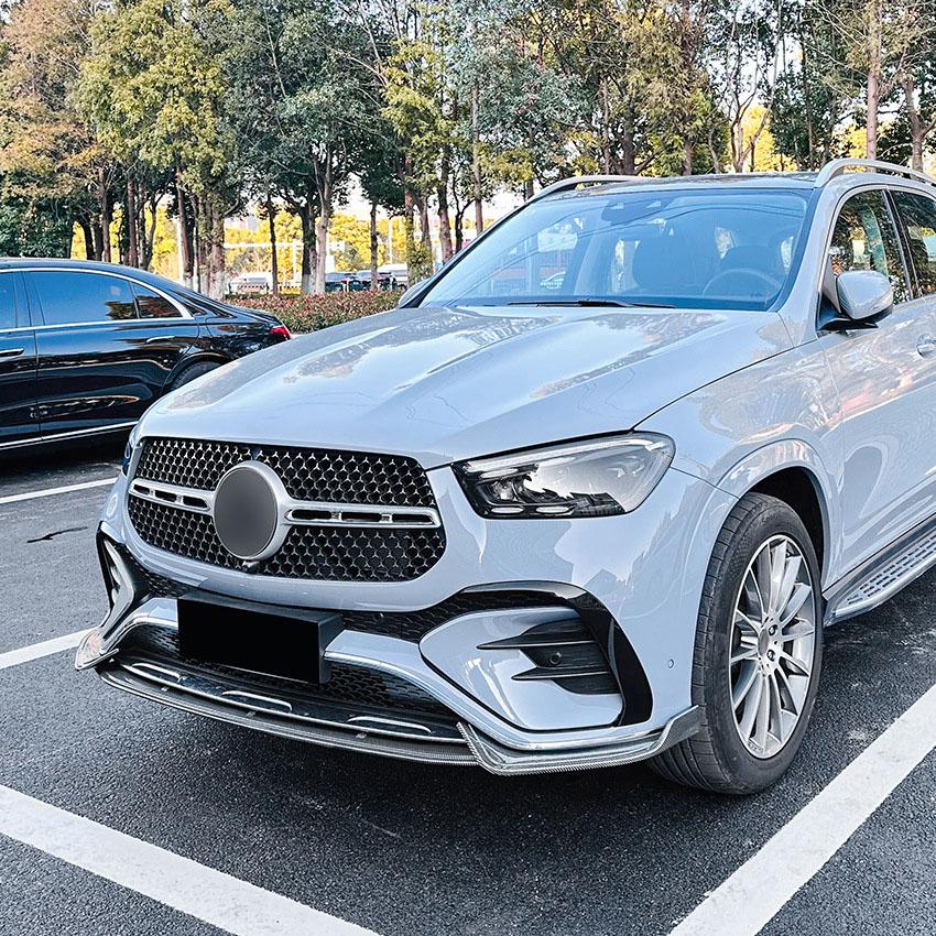 Car Front Bumper Lip Diffuser Spoiler For Mercedes-Benz GLE-Class GLE Coupe W167 C167 AMG 2024+