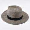 Summer Panama Straw Hats for Women Men Outdoor UV Protection Beach Sun Hat Jazz Cap Fedora