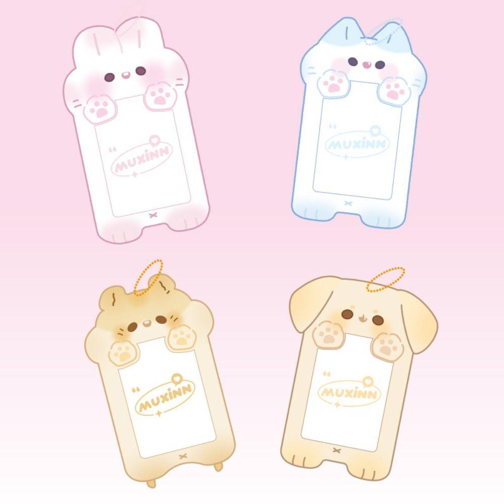 Cartoon Korean Style Card Sleeve Hamster Bus Card Holder Korean Idol Photocard Holder  Outdoor