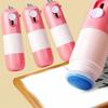 2-in-1 Thermal Paper Privacy Wipe Box Cutter Thermal Paper Eraser Pen with Mini Box Cutter Quick Thermal Ink Remover for Documents Labels Packages