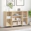 VidaXL Sideboard Sonoma-Eiche 120x30x75 cm Holzwerkstoff