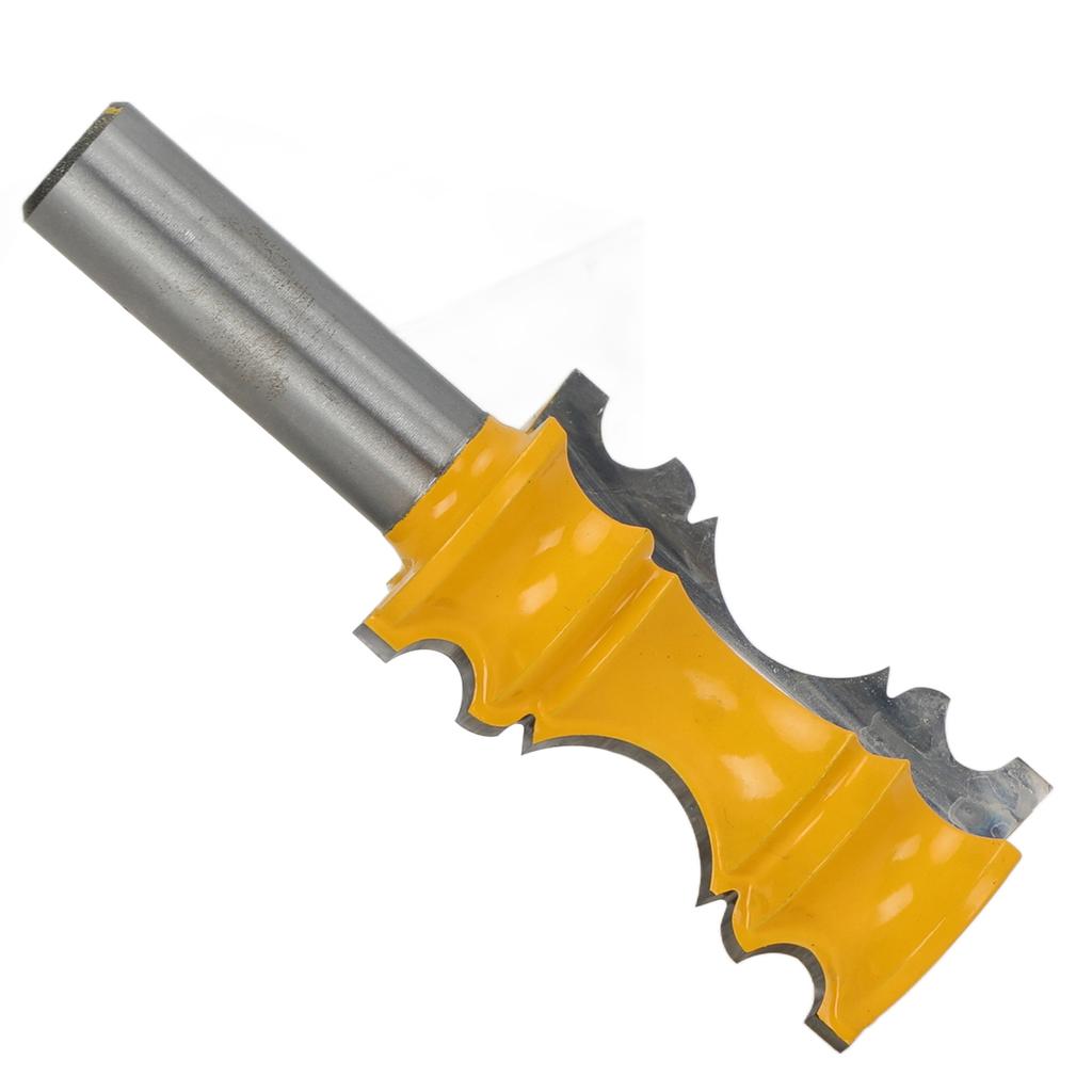 1/2in Shank Crown Router 1/2 Inch Shank Crown Molding Router Bit Forming Milling Cutter Waistline Forming Woodworking Tool