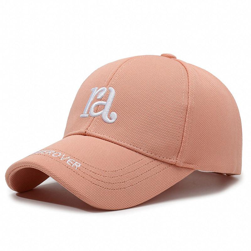 Rd Letter Embroidery Baseball Cap Outdoor Breathable Sun Protection Gift Hat