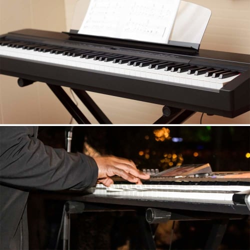 X-Shaped Keyboard Stand, Electronic Piano Stand, Keyboard Stand, Keyboard Stand for Synthesizers, Double Frame X-Shaped, Double Legs, Stabilizes Instr