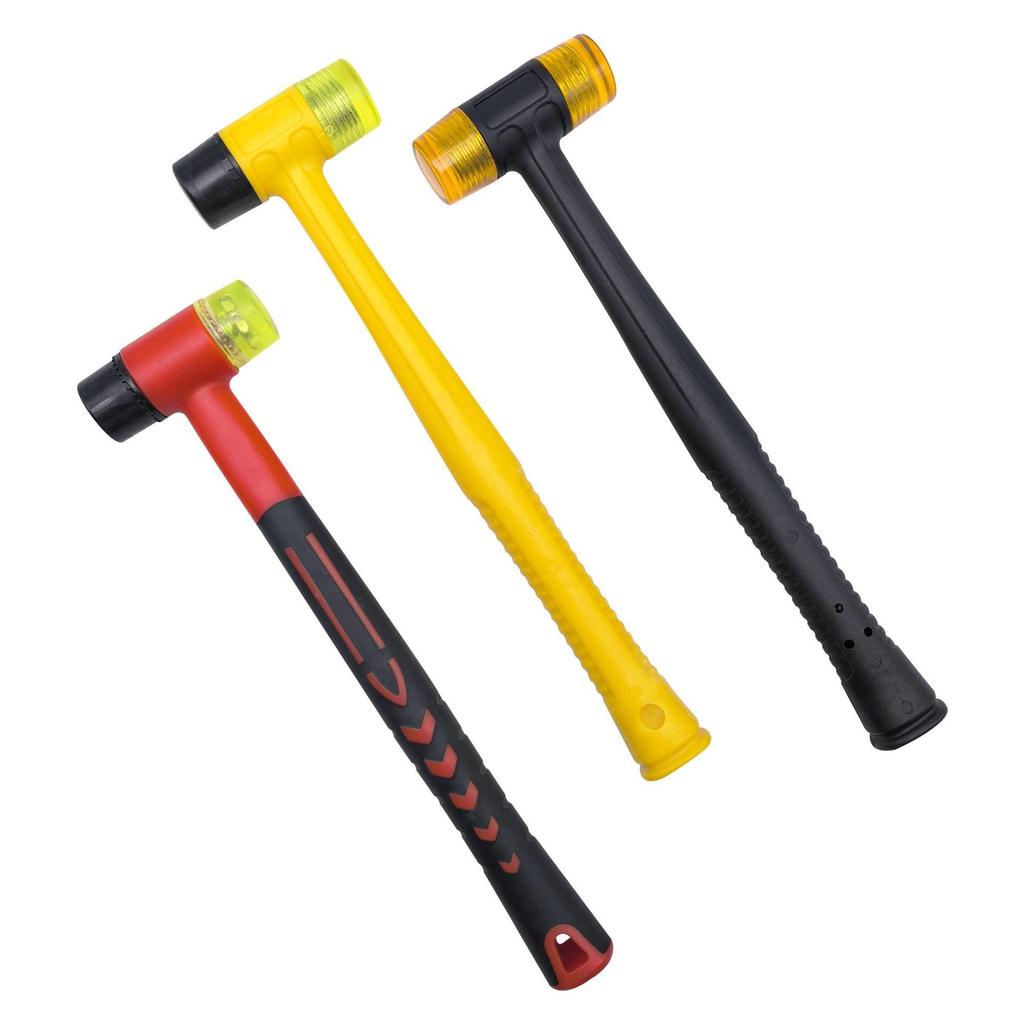 Mehrzweck-Industrie-Gummihammer - Solider Gummi- und Nylonhammer zur Montage