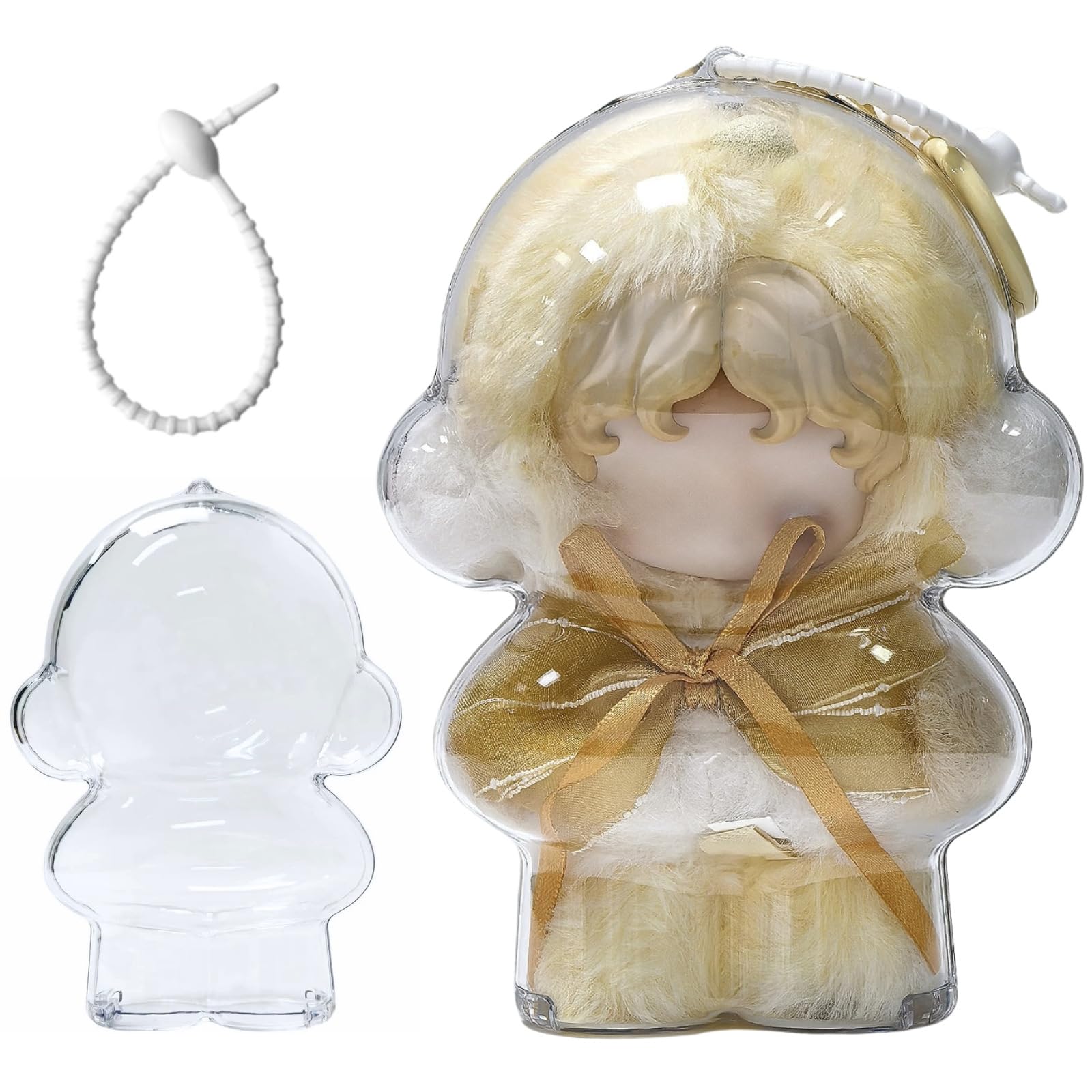 

SKULLPANDA Clear Display Case for Plush Toys, Portable Case