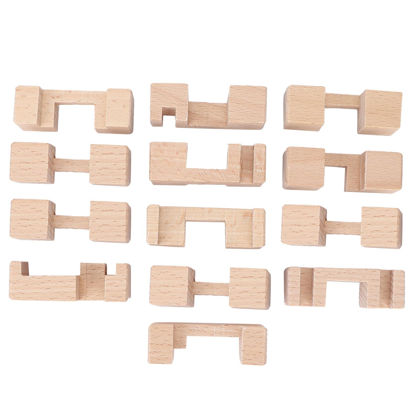 

Деревянный пазл-головоломка для релаксации тела и ума, головоломка-замок, интеллектуальная игрушка-замок