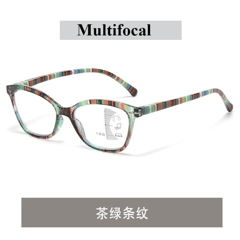 Multifocal Reading Glasses +1.0 +1.5 +2.0 +2.5 +3.0 +3.5 +4.0 Dual Purpose Presbyopia Glasses for Both Near and Far Use