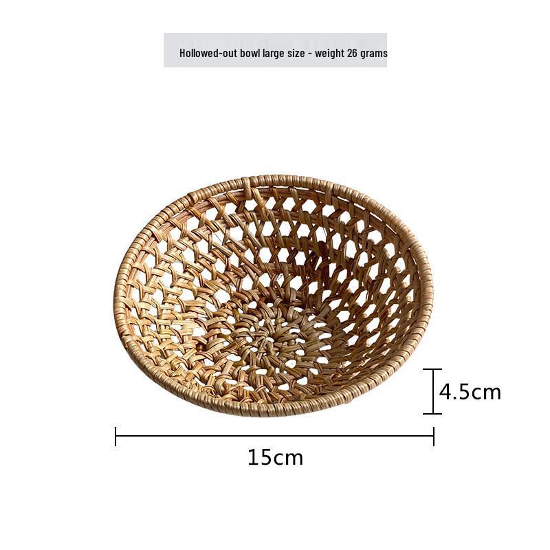 Hand-Woven Bamboo Storage Basket Set (2-Pack)