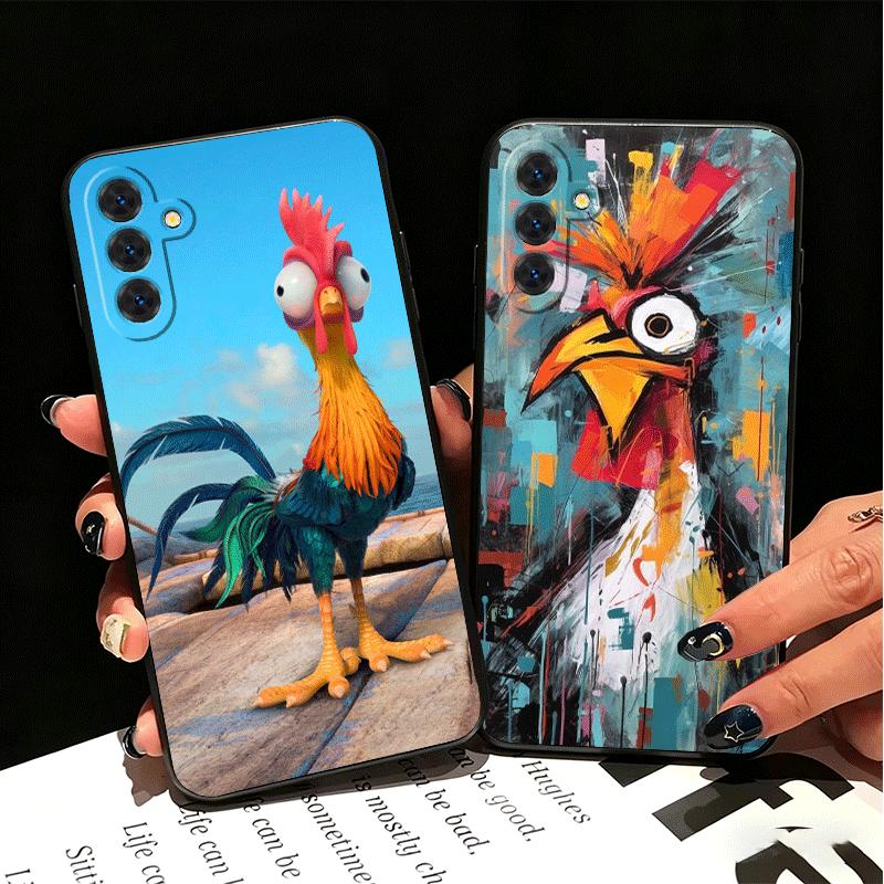 Chicken Hen Rooster Soft Phone Case for Samsung A17 A37 A57 A16 A26 A36 A56 A15 A25 A35 A55 A14 A24 A34 A54 A13 A23 A33 A53 A52