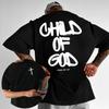 Summer New Edition Bible Christian Doctrine Jesus Pattern Men T-shirt Cotton Loose Casual Style Street Retro Trend Versatile