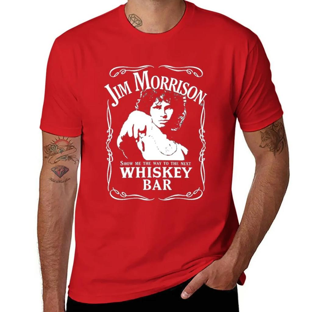 Jim Morrison T-Shirt Aesthetic Clothes Tops Cute Tops Men Workout Shirt