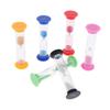 Colorful Plastic Mini Sand Timer 6Pcs Set Different Time Settings for Classroom Reward Kids Brushing Teeth Desk Decor Gift