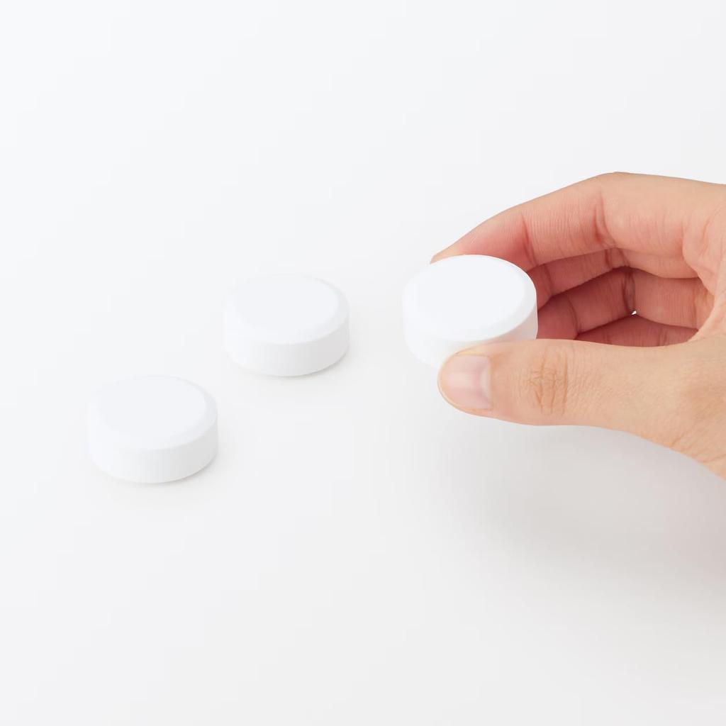 Set of 2 MUJI Bedtime Medicinal Bicarbonate Tablets, Unscented/Uncolored, 15g x 21 Tablets, 7 Servings x 2 Packs