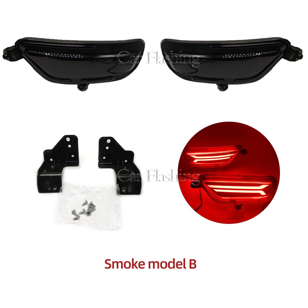 2Pcs For Mazda CX-5 CX5 2017 2018 2019 2020 2021 LED Rear Reflector Taillight Fog Lamp Rear Bumper Light Brake Light Turn Signal