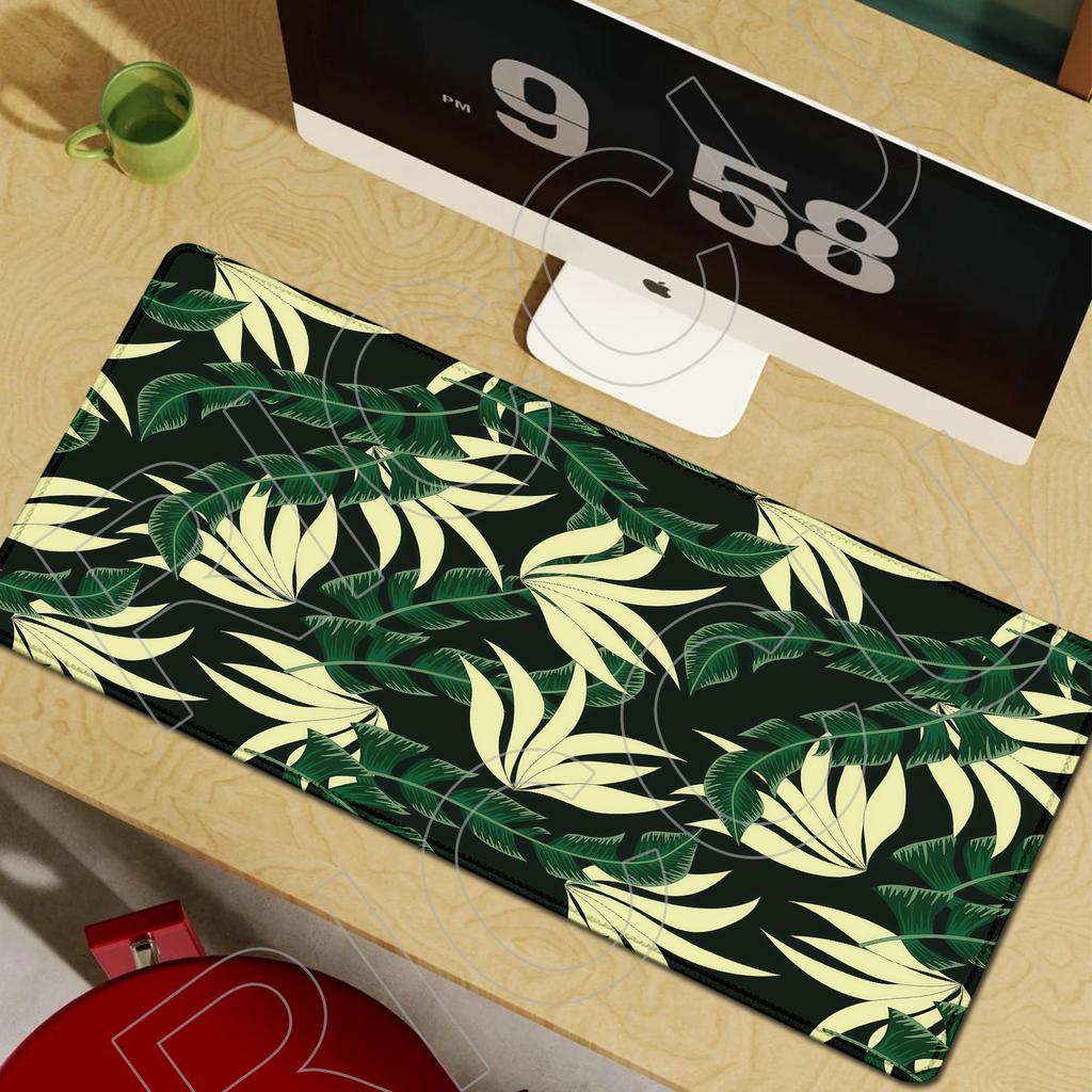 XXL Large computer retro floral mouse pad flower office desk mat Gift Game Player desktop PC accessories Keyboard protection pad