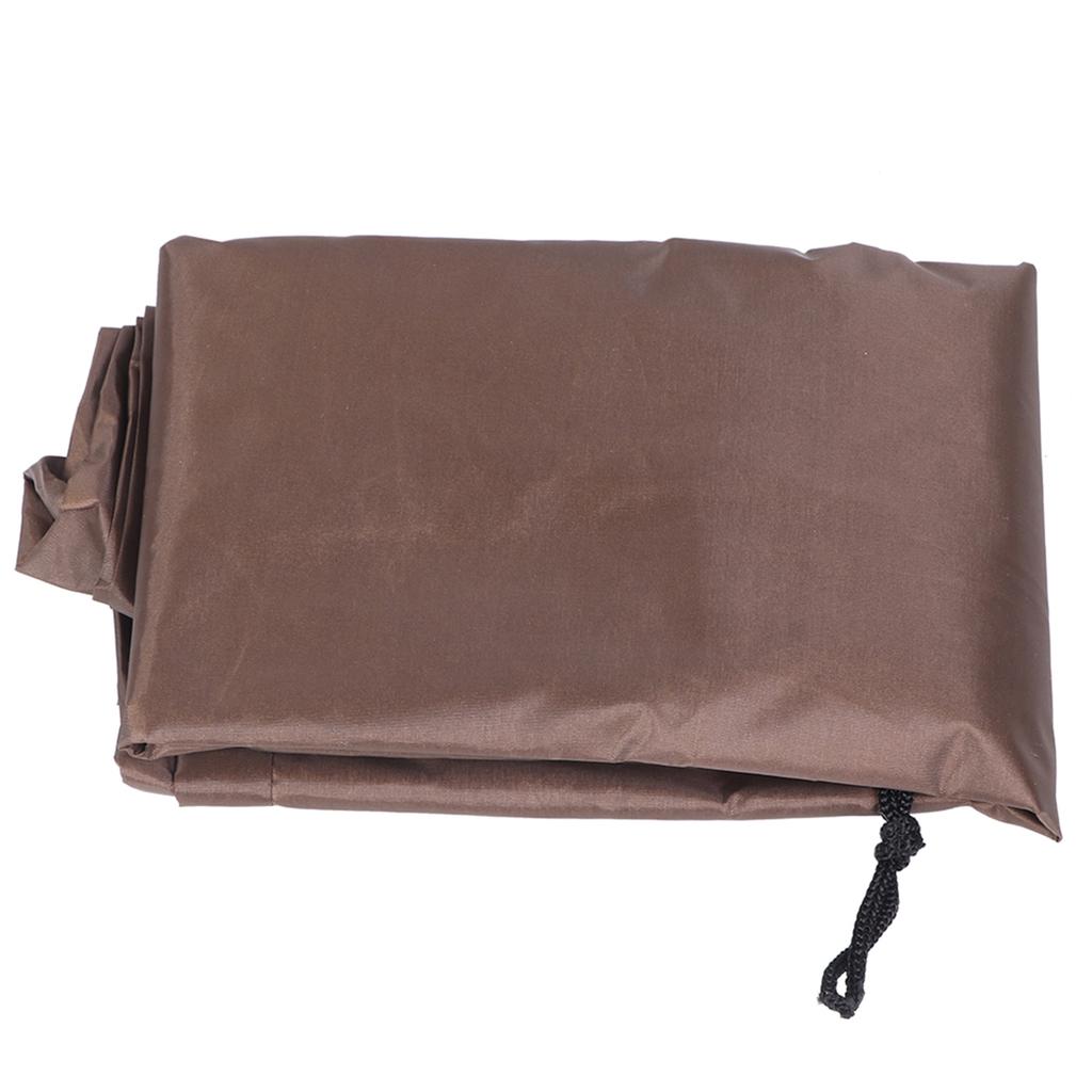 Waterproof Sturdy Covers Outdoor Deck Box Protective Cover Storage Benches Cover(Coffee)
