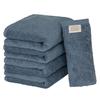 Towel Laboratory Volume Rich #003 Face Smoky Blue 5-Piece Set Hotel Specification Thick Plush Quick Absorbency Durability 100 Cotton 480GSM Japan