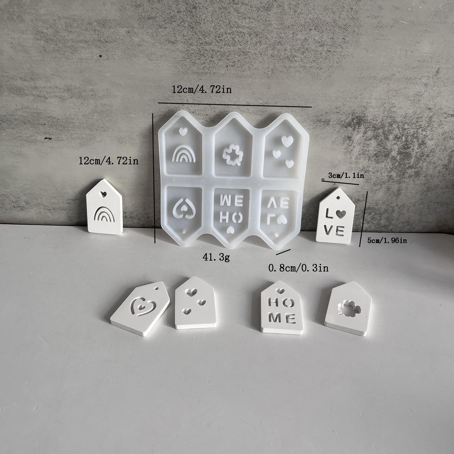 

4/6 Сетка Атмосферное Освещение для Украшения Дома Орнамент Силиконовые Формы Сделай Сам Гипс Европейский Стиль Подвеска Смола Форма Поделки