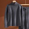 Women's High Neck Lambswool Base Layer: Warm, Thick Autumn/Winter Slimming Pullover Sweater