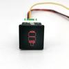 1PC DC12V Car LED DRL Camera Power ON off Fog Light Switch Button with wire For Golf 6 Jetta MK6 Scirocco Touran 2006 - 2012