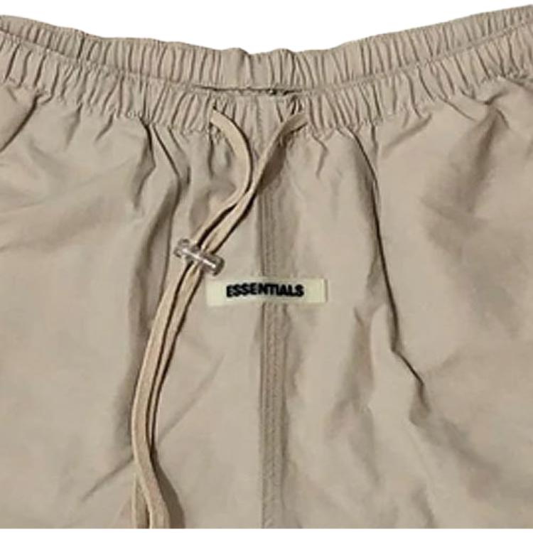 Fear Of God Essentials Nylon Active Shorts Unisex Shorts Tan Brown FOG-FW19-75