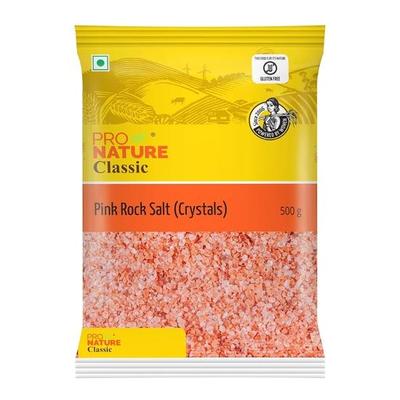 Pro Nature Pink Rock Salt (Crystals) 500g