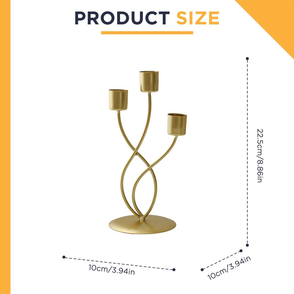 Modern Minimalist Candle Holders Elegant Romantic Dinner Setting for Wedding & Party Decor