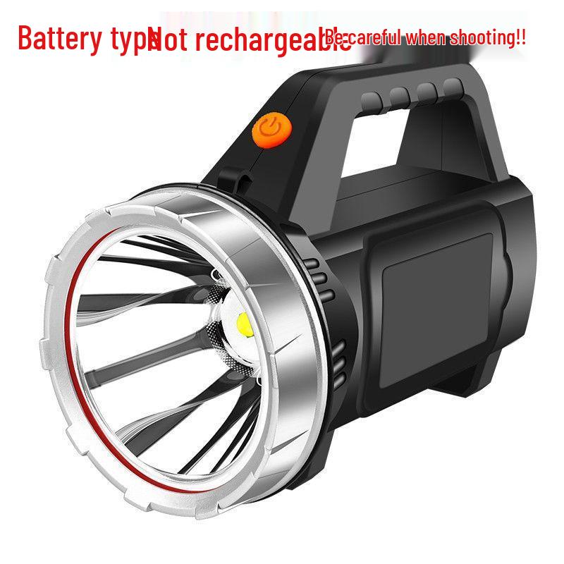 Rechargeable High-Power Handheld Spotlight - Super Bright, Long-Range, Extended Battery Life, Ideal for Outdoor, Special Forces, and Household Use