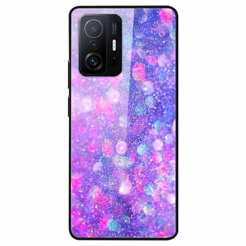 For Xiaomi 11T Tempered Glass Case Soft Bumper Hard Funda For Xiaomi mi 11T Pro Phone Case 11 T 11T Pro 11TPro Back Cover Shells
