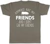 Animals are my Friends and I dont eat my Friends Vegetarian Unisex TShirt Tee